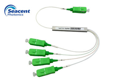 Micro PLC Planar Lightwave Circuit Splitter Tipe 1x4 Dengan Konektor SC / APC