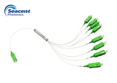 Pasif Optical PLC Splitter Jaringan PLC Fiber Splitter 1X6 1x8 Tipe Mikro
