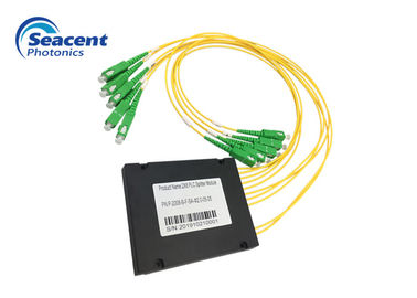 FTTH FTTB FTTX PON Kaset PLC Splitter 2X8 10.5 DB Penyisipan Rugi