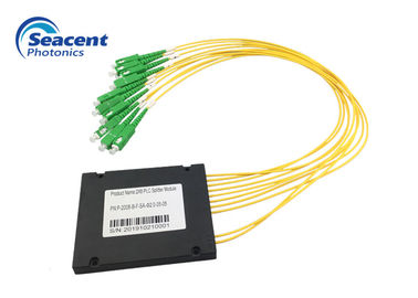 FTTH FTTB FTTX PON 2X8 Kaset PLC Splitter tipe Konektor SC APC