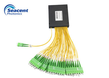 2X64 2.00mm Abs Plc Splitter Dengan Saluran Yang Baik Ke Keseragaman Saluran
