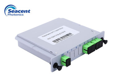 Ftth Solution Jenis Penyisipan PLC Fiber Optic Splitter Rugi Penyisipan Rendah