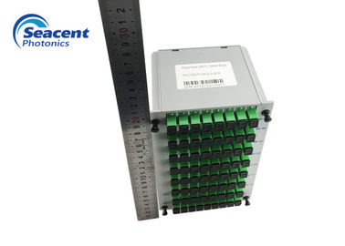 1x64 0.9mm 0.5m Kaset PLC Splitter Jenis Inset 17.1 DB Penyisipan Rugi