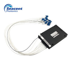 Isolasi Tinggi DWDM Mux 1 × 8 200G Jenis Kaset Multiplekser Optik Pasif
