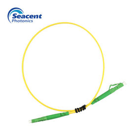 Single Mode Simplex Fiber Optic Patch Cord LC Ke LC Untuk Telekomunikasi