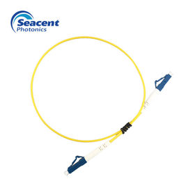 LC LC UPC Fiber Optic Patch Cord Singlemode Simplex ISO9001 Disetujui