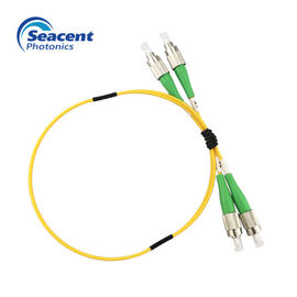APC Polish FC FC Cord Patch, Duplex Single Mode Fiber Jumpers MM62.5 / 125 OM1