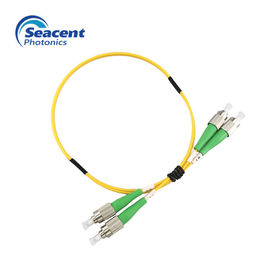 Duplex Single Mode FC FC Mm Patch Cord APC Polish Untuk FTTH FTTB FTTX Network