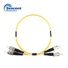 Duplex Patch Cord Single Mode 0,5m 0,9mm Dengan ST SC LC FC Connector Type
