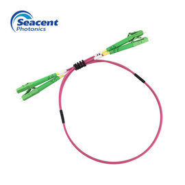 1.5 m 3.0mm Fiber Optic Patch Cord LC LC Duplex Multimode, APC Polandia
