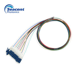 UPC LC Fibre Pigtail 12 Color Beam Untuk Sistem Transmisi Optik