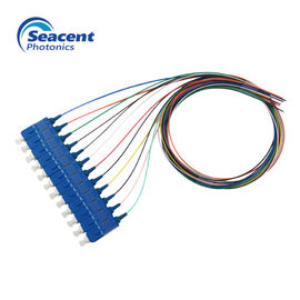 12 Warna Beam SC Fiber Optic Pigtail UPC Polandia 2.0m 3.0mm Dengan PVC Jacket