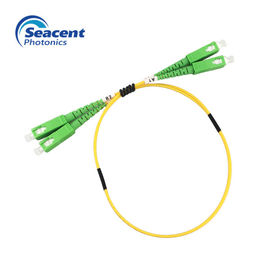 Sc To Sc APC Kabel Patch Serat Optik Single Mode Duplex 0,5m 1,0m 1,5m