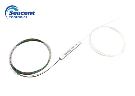 Kehilangan Pengembalian Tinggi Bare Plc Splitter / Mini Fiber Optic Splitter 1 * 10