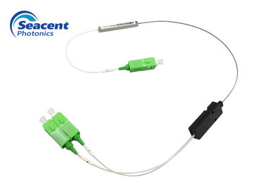 Stabilitas Tinggi Serat Optik PLC Splitter 1x2 Serat Untuk Jenis Cabang Rumah
