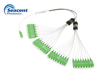 1 * 32 Fiber Optic PLC Splitter Cabang Jenis Compact Desain Untuk Jaringan TV Kabel