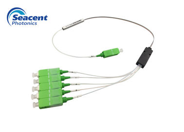 1x5 Cabang Jenis Splitter Plc Optik, FTTH Systemplc Fiber Splitter