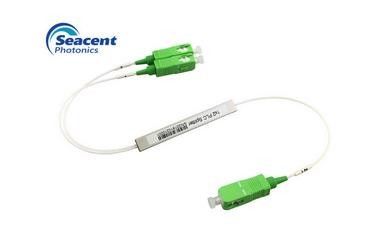 Jaringan Optik Pasif 1x2 Fiber Coupler Jenis Mikro Keseragaman Saluran Yang Baik