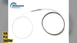 Pemisah PLC Serat Optik 1x6 Serat Telanjang G657A1