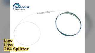 2x4 PLC Splitter Kerugian Rendah G657A1 1m Disesuaikan